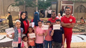 الهلال الأحمر المصري يسهم في تأمين احتفالات عيد الأضحى من خلال تواجده في المساجد والحدائق العامة
