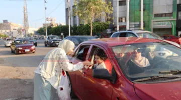 توزيع الزهور والهدايا وبطاقات التهنئة من الرئيس لمواطني كفر الشيخ