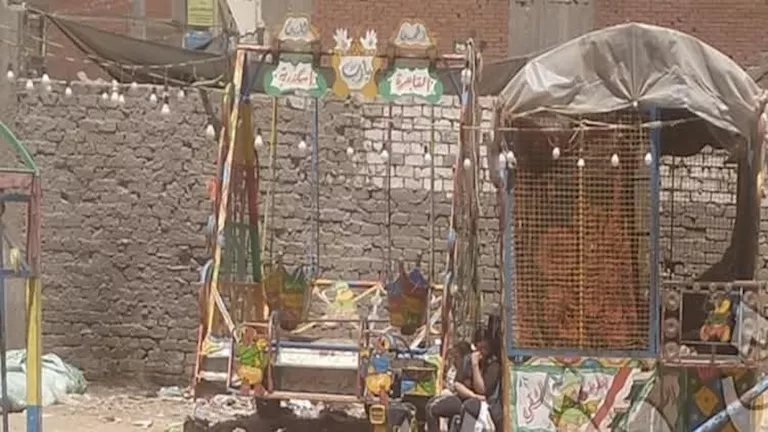 إصابة ثلاثة أطفال نتيجة انهيار أرجوحة أثناء احتفالات العيد في طنطا
