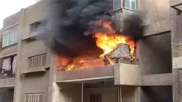 ماس كهربائي يتسبب في اندلاع حريق داخل شقة سكنية في باب الشعرية