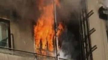 إخماد حريق اندلع في شقة سكنية بمنطقة باب الشعرية