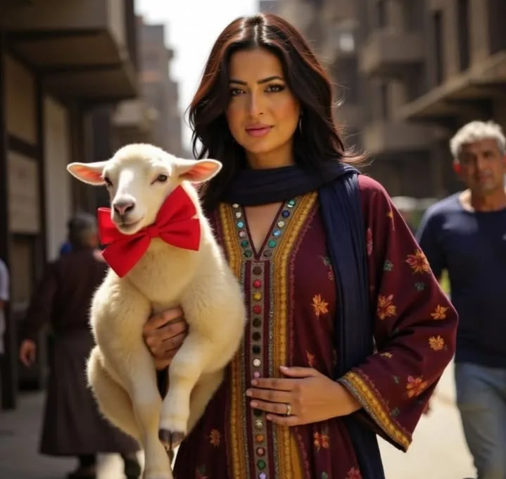 دنيا المصري تحتفل بعيد الأضحى مع جمهورها بصورة مميزة باستخدام الذكاء الاصطناعي. دنيا المصري تحتفل بعيد الأضحى مع جمهورها بصورة مميزة باستخدام الذكاء الاصطناعي.
