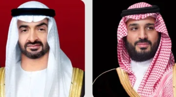 ولي العهد يتلقى تهاني عيد الأضحى من رئيس دولة الإمارات عبر الهاتف