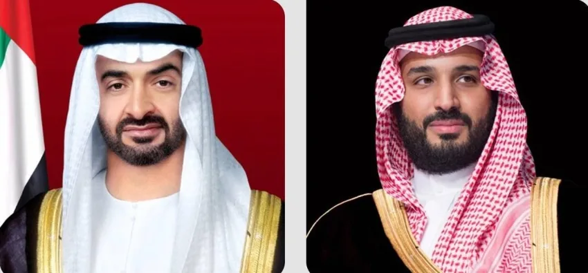 ولي العهد يتلقى تهاني عيد الأضحى من رئيس دولة الإمارات عبر الهاتف ولي العهد يتلقى تهاني عيد الأضحى من رئيس دولة الإمارات عبر الهاتف
