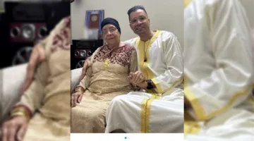حسن شاكوش يحتفل بعيد الأضحى برفقة والدته
