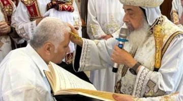 تعيين ديكون جديد في إيبارشية المعادي برئاسة الأنبا دانيال | صور