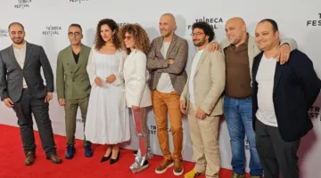 نيللي كريم تتألق في العرض الأول لفيلم ‘هابي بيرث داي’ بحضور أوسكار إسحاق