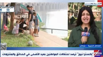 إكسترا نيوز: القناطر الخيرية مقصد العيد بفضل حدائقها العريقة