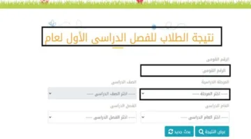 تحقق الآن.. نتائج الصفوف الرابع والخامس والسادس الابتدائي 2025 بالاسم فقط