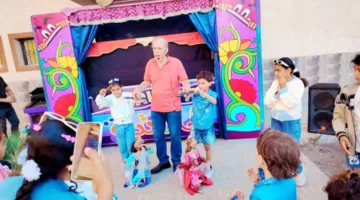 عرض مسرح العرائس في فعاليات ‘العيد أحلى’ بمراكز الشباب بكفر الشيخ