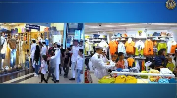 بمبادرة من وزارة الداخلية.. سعادة أطفال دور الرعاية بانتقاء ملابس العيد