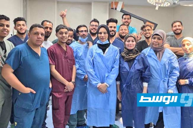الأطقم الطبية في مستشفى الحروق بطرابلس، 6 يونيو 2025. (صفحة المستشفى على فيسبوك)