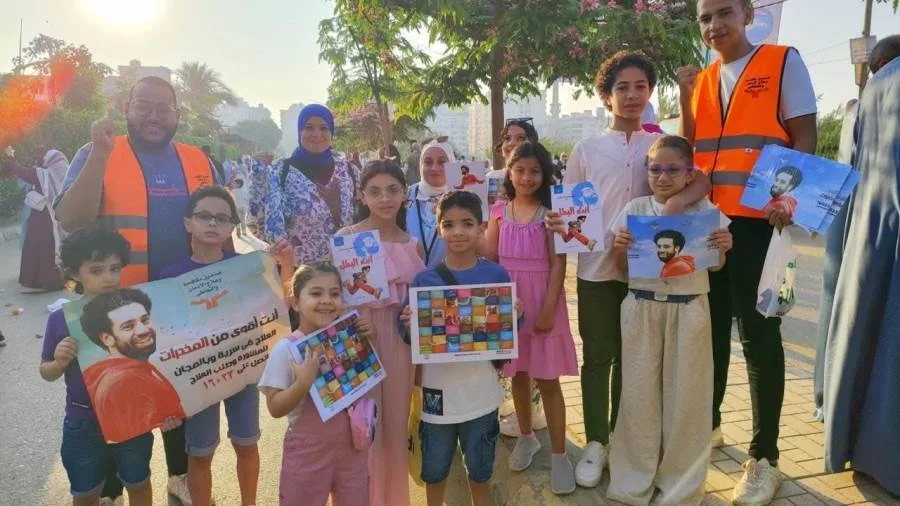 أنشطة صندوق مكافحة الإدمان في المناطق المطورة والحدائق العامة لرفع الوعي حول أضرار المخدرات