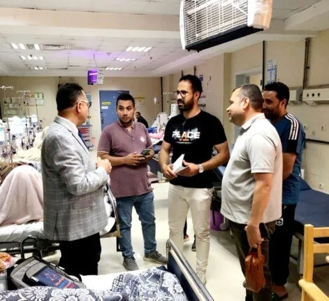 عميد كلية الطب في كفر الشيخ يزور المستشفى الجامعي خلال عطلة عيد الأضحى عميد كلية الطب في كفر الشيخ يزور المستشفى الجامعي خلال عطلة عيد الأضحى