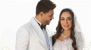 أروع لحظة في حياتي.. محمد شاهين ينشر صوراً جديدة من زفافه على رشا الظنحاني