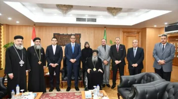 تهنئة مطرانية الفيوم لقيادات المحافظة بمناسبة عيد الأضحى – صور