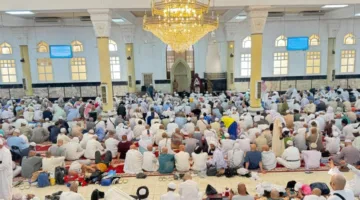 الشؤون الإسلامية تعقد محاضرتين توعويتين في مسجد الخيف