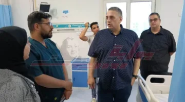 وكيل وزارة الصحة بكفر الشيخ يقوم بجولة تفقدية في مستشفى حميات دسوق