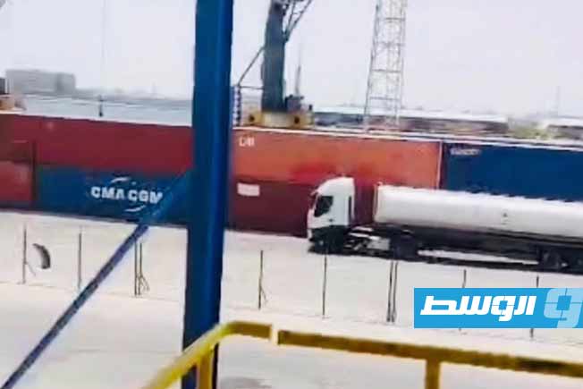 شاحنات الوقود في طرابلس، السبت 7 يونيو 2025 ( وزارة الداخلية بحكومة الوحدة الوطنية الموقتة)