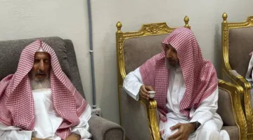 مفتي المملكة يستقبل الشثري والخثلان والطيار.