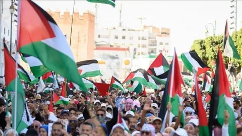 “لن ننسى غزة الأقصى”.. احتجاجات في المغرب ضد العدوان الإسرائيلي
