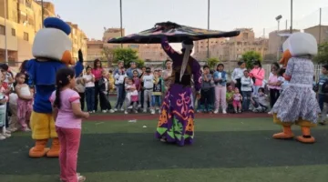 مدير النشاط الرياضي يشارك في احتفالات العيد بمركز شباب إسكو.
