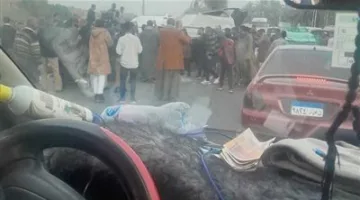 إصابة تسعة أفراد نتيجة حادث مرورى في شمال المنيا