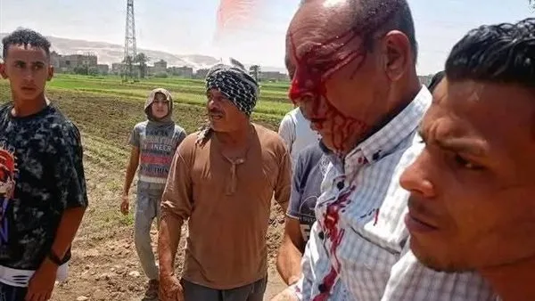 اعتداء على مسؤول حماية الأراضي في سوهاج خلال تنفيذ حملة لإزالة التعديات على الأراضي الزراعية اعتداء على مسؤول حماية الأراضي في سوهاج خلال تنفيذ حملة لإزالة التعديات على الأراضي الزراعية