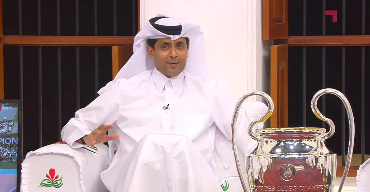 ناصر الخليفي: باريس سان جيرمان رمز للفخر القطري الفرنسي.. وإيرادات النادي خلال 3 ساعات فقط. ناصر الخليفي: باريس سان جيرمان رمز للفخر القطري الفرنسي.. وإيرادات النادي خلال 3 ساعات فقط.