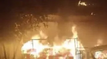 نشوب حريق في متجر بمدينة الوادي الجديد