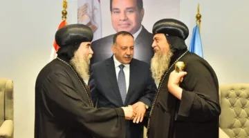 تهنئة مطرانيتي القوصية وأسيوط ومنفلوط لقيادات المحافظة بمناسبة عيد الأضحى.. صور
