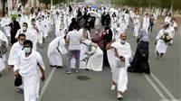 الحجاج سريعو الرحيل يغادرون “منى” قبل غروب الشمس في اليوم الثاني من أيام التشريق