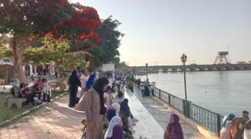 ارتفاع الطلب على حدائق القناطر الخيرية في اليوم الثالث من عيد الأضحى.. صور