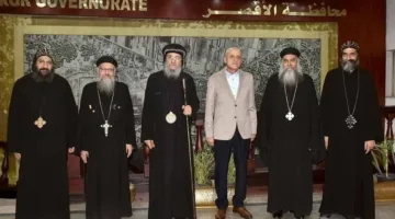الأنبا يواقيم رئيس أساقفة إسنا وأرمنت يقدم التهاني لقيادات محافظة الأقصر بمناسبة عيد الأضحى