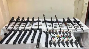 إلقاء القبض على 164 قطعة سلاح و345 قضية مخدرات وتنفيذ 80 ألف حكم قضائي خلال يوم واحد