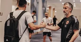 تدريب خفيف للأهلي قبل المباراة الودية مع باتشوكا