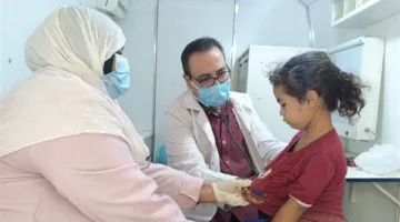 الفحص الطبي لـ 2096 مواطنًا في إطار قوافل حياة كريمة بالمنيا