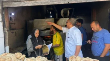 ضبط 1.5 طن من الدقيق البلدي المدعم في مخبزين بأبو صوير الإسماعيلية