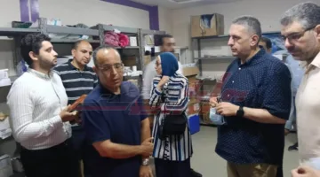 مساعد وزير الصحة يقوم بزيارة مستشفى دسوق العام