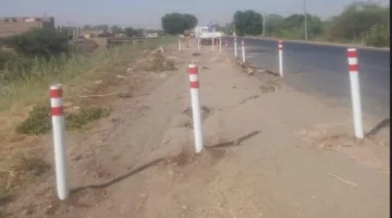 انفصال جزئي في الطبقة الترابية على طريق «إسنا – الأقصر»… والتدخل السريع من وزارة النقل