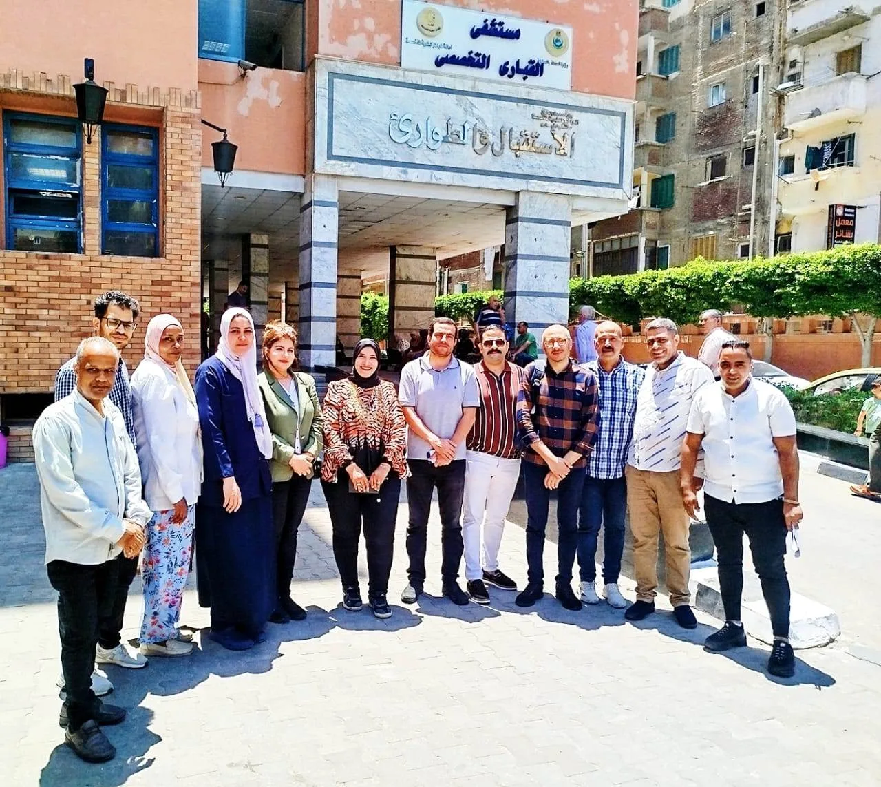 إنقاذ توأم مولود حديث عن طريق عملية قيصرية مبكرة في مستشفى القباري بالإسكندرية