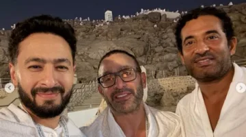 حمادة هلال وعمرو سعد وأحمد السقا في يوم عرفات (صور)