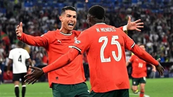 رونالدو يقود هجوم منتخب البرتغال في مواجهة إسبانيا بنهائي دوري الأمم الأوروبية. رونالدو يقود هجوم منتخب البرتغال في مواجهة إسبانيا بنهائي دوري الأمم الأوروبية.