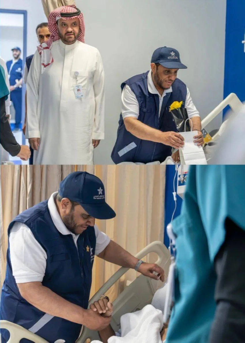 الرئيس التنفيذي لتجمع الطائف يهنئ المرضى في المستشفيات بمناسبة العيد الرئيس التنفيذي لتجمع الطائف يهنئ المرضى في المستشفيات بمناسبة العيد