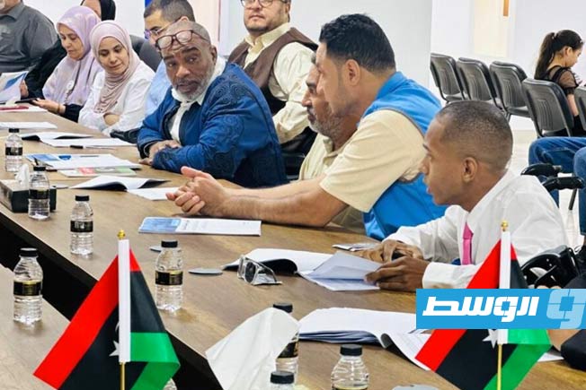 جانب من أحد لقاءات نائبة المبعوثة الأممية ستيفاني خوري في مدينة بنغازي الأسبوع الماضي، الأحد 8 يونيو 2025 (موقع البعثة الأممية)