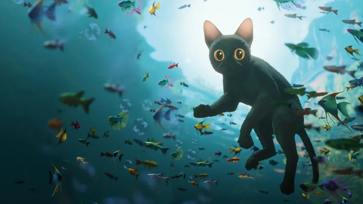 فيلم FLow لمحبي الرسوم المتحركة: قطة تتخطى الفيضانات بحثًا عن طريق الأمل للبقاء على قيد الحياة