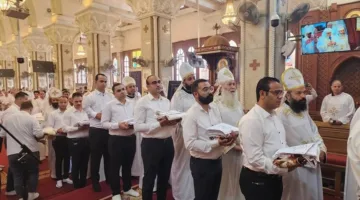 تعيين 12 شماسًا في رتبة الإيبوذياكونية خلال اللقاء الثاني لشمامسة حلوان | صور