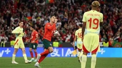 عاجل: منتخب البرتغال يتوج بلقب دوري الأمم الأوروبية بعد انتصاره على إسبانيا بركلات الترجيح (3-5) عاجل: منتخب البرتغال يتوج بلقب دوري الأمم الأوروبية بعد انتصاره على إسبانيا بركلات الترجيح (3-5)
