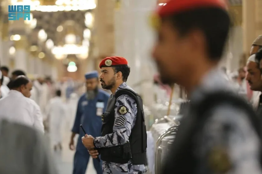 القوات الخاصة لأمن الحج والعمرة في المدينة المنورة تواصل تحضيراتها لاستقبال الحجاج القادمين من مكة المكرمة القوات الخاصة لأمن الحج والعمرة في المدينة المنورة تواصل تحضيراتها لاستقبال الحجاج القادمين من مكة المكرمة
