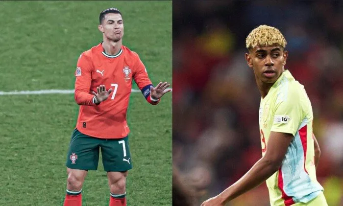 «لا بد أن تتحلى بالهدوء».. كريستيانو رونالدو يوجه نصيحة للامين يامال بعد فوزهم بدوري الأمم الأوروبية «لا بد أن تتحلى بالهدوء».. كريستيانو رونالدو يوجه نصيحة للامين يامال بعد فوزهم بدوري الأمم الأوروبية